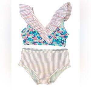 RUFFLE BUTTS 2pc Swimsuit- 12-18M